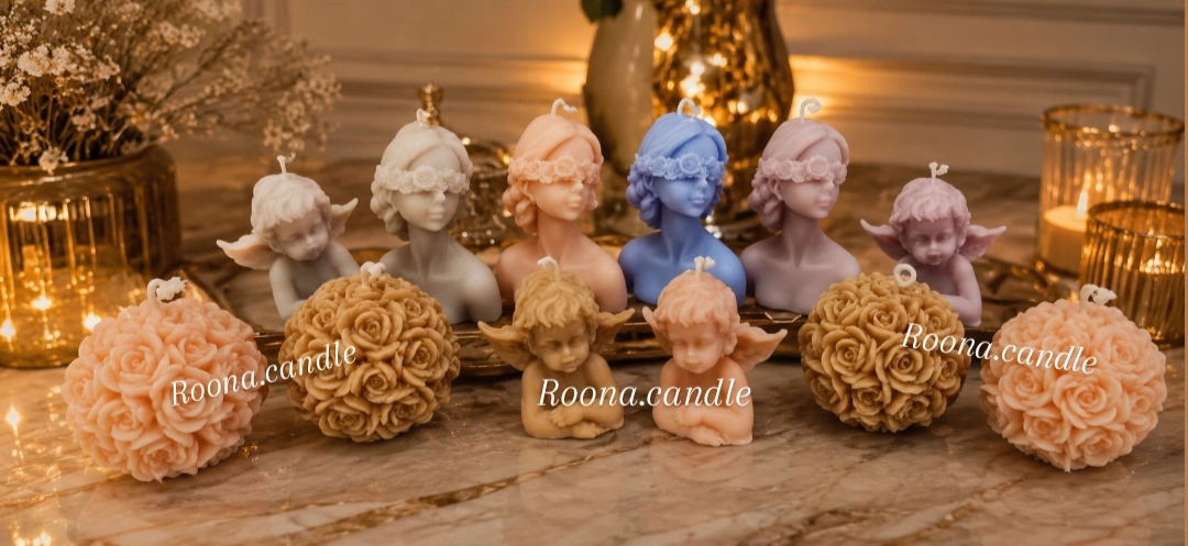 شمع گوی رز