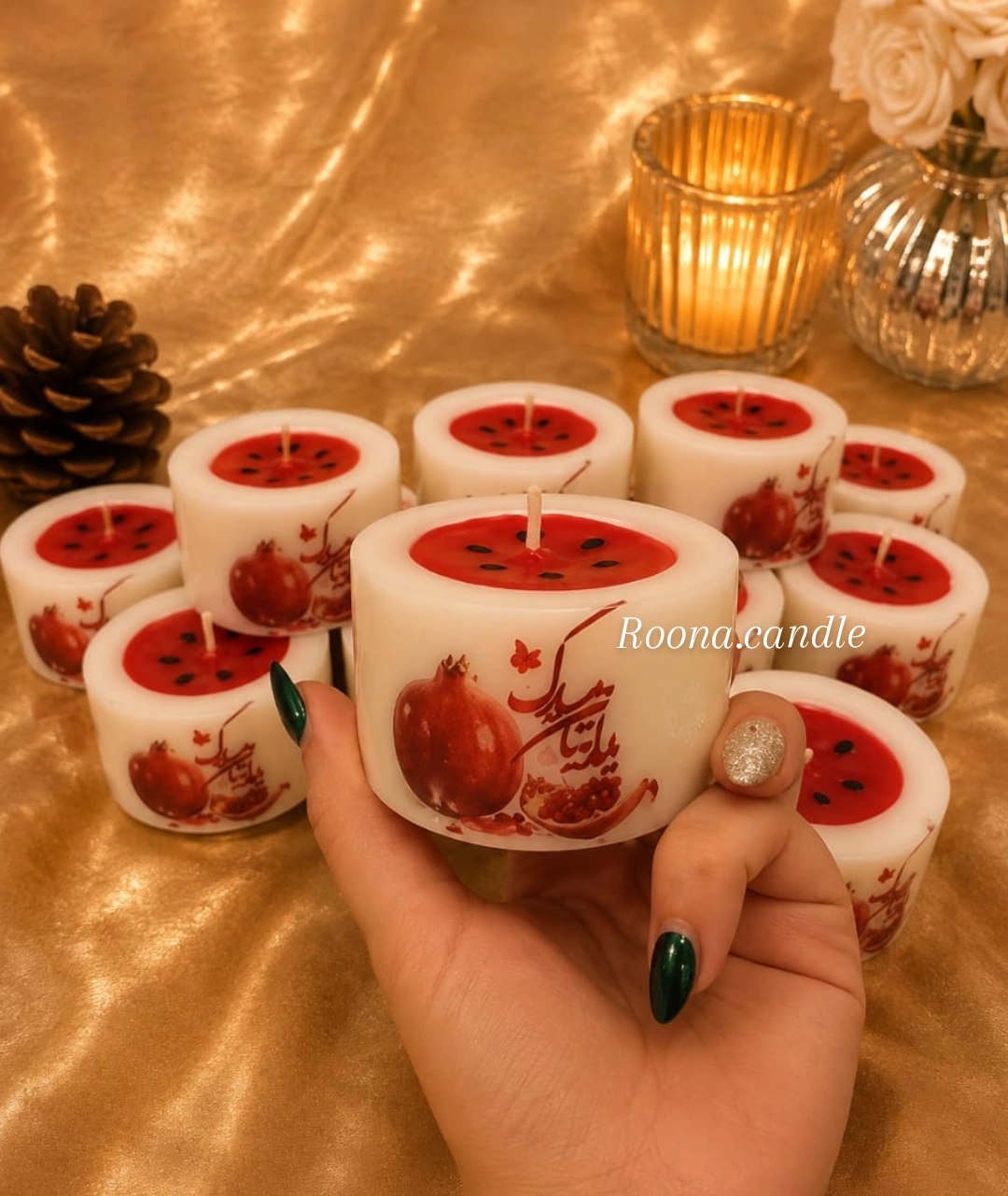 شمع فانوسی شب چله