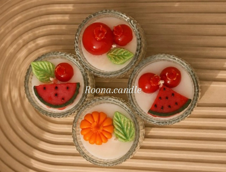 شمع شات شیاردار کوچیک یلدایی