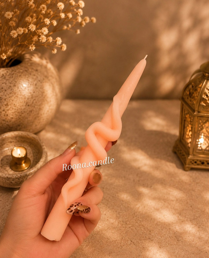 شمع قلمی مار ساده