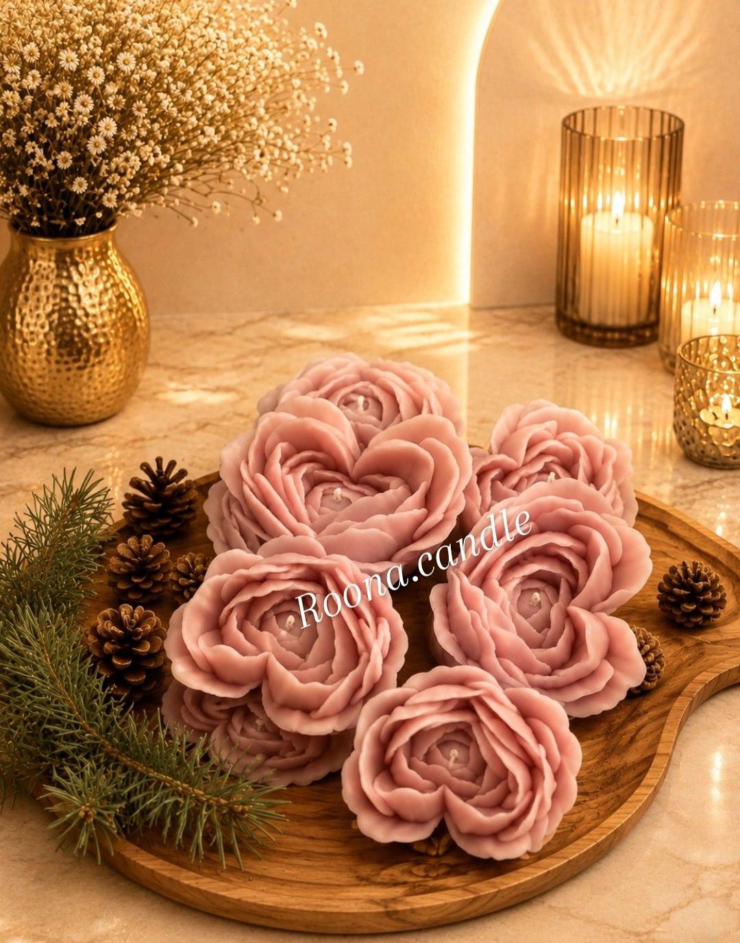 شمع مدل رزقلبی